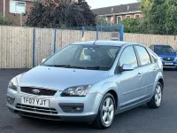 Used Ford Focus Zetec 100 HP (73 kW) 2007 Blue Hatchback