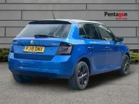 Used Skoda Fabia Colour Edition 94 HP (69 kW) 2018 Blue Hatchback