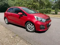 Used Kia Rio 84 HP (61 kW) 2017 Red Hatchback