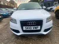 Used Audi A3 S-Line 125 HP (91 kW) 2010 White Hatchback