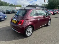 Used Fiat 500 Lounge 69 HP (50 kW) 2018 Red Hatchback