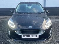 Used Ford Fiesta Zetec 2018 Black Hatchback