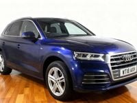 Used Audi Q5 S-Line 286 HP (210 kW) 2018 Blue SUV