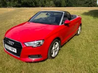 Used Audi A3 Cabriolet 150 HP (110 kW) 2018 Red Cabriolet