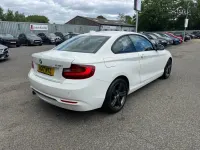 Used BMW 218 Sport Line 136 HP (100 kW) 2017 White Coupe