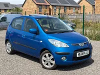 Used Hyundai i10 Style 67 HP (49 kW) 2008 Blue Hatchback
