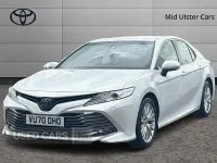 Used Toyota Camry 2020 White Sedan