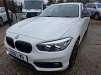 Used BMW 118 Sport Line 2018 White Hatchback