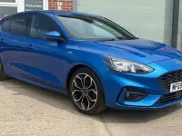 Used Ford Focus ST-Line X 125 HP (91 kW) 2019 Blue Hatchback