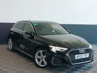 Used Audi A3 S-Line 150 HP (110 kW) 2023 Black Sedan