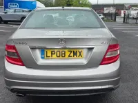 Begagnad Mercedes C220 2008 Silver Sedan