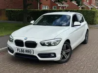 Used BMW 116 Sport Line 2016 White Hatchback