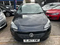 Used Vauxhall Corsa Edition 90 HP (66 kW) 2017 Black Hatchback
