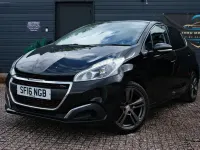 Used Peugeot 208 GT-line 110 HP (80 kW) 2016 Black Hatchback