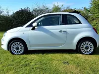 Used Fiat 500 Lounge 2017 White Cabriolet