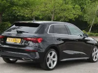 Used Audi A3 S-Line 110 HP (80 kW) 2023 Black Sedan