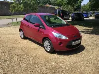 Used Ford Ka Zetec 69 HP (50 kW) 2015 Red Hatchback