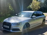 Used Audi A6 Black Edition 190 HP (139 kW) 2015 Silver Estate