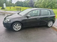 Used VW Golf VI Match 105 HP (77 kW) 2011 Black Hatchback