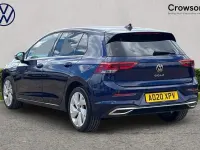 Used VW Golf VII Style 150 HP (110 kW) 2020 Atlantic blue Hatchback