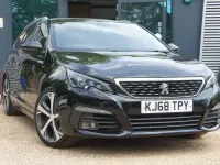 Used Peugeot 308 SW GT-line 130 HP (95 kW) 2019 Black Estate