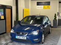 Begagnad Seat Ibiza FR 105 HK (77 kW) 2017 Blå Halvkombi