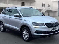 Used Skoda Karoq SE 115 HP (84 kW) 2018 Silver SUV