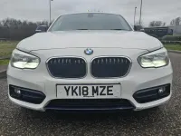 Used BMW 118 Sport Line 136 HP (100 kW) 2018 White Hatchback