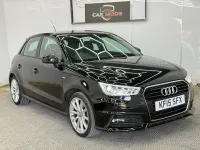 Used Audi A1 Sportback S-Line 125 HP (91 kW) 2015 Black Hatchback