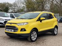Used Ford Ecosport Zetec 112 HP (82 kW) 2017 Yellow SUV