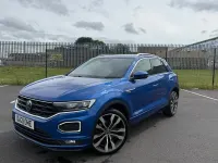 Used VW T-Roc R-line 150 HP (110 kW) 2021 Blue SUV