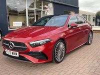 Used Mercedes A200 AMG line 177 HP (130 kW) 2023 Red Sedan