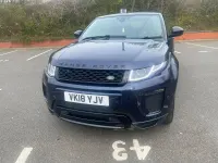 Used Land Rover Range Rover evoque HSE Dynamic 2018 Blue Cabriolet