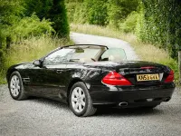 Used Mercedes SL350 2004 Black Cabriolet