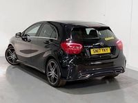 Used Mercedes A200 AMG line 136 HP (100 kW) 2017 Black Hatchback
