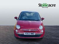 Used Fiat 500 Lounge 69 HP (50 kW) 2013 Red Hatchback