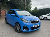 Used Peugeot 108 Active 68 HP (50 kW) 2016 Blue Hatchback