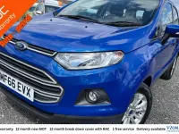 Used Ford Ecosport Zetec 2016 Blue SUV