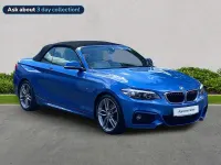 Used BMW 220 M Sport 187 HP (137 kW) 2018 Blue Cabriolet