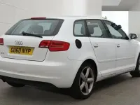 Used Audi A3 102 HP (75 kW) 2010 White Hatchback