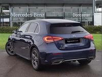 Used Mercedes A200 AMG line 161 HP (118 kW) 2021 Blue Hatchback
