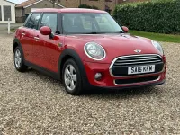 Used Mini One D Hatch 95 HP (69 kW) 2016 Red Hatchback