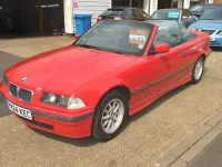 Used BMW 318 Cabriolet 115 HP (84 kW) 1996 Red Cabriolet