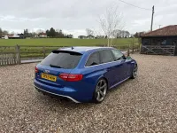 Used Audi RS4 Performance 450 HP (330 kW) 2013 Blue Estate