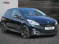 Used Peugeot 208 GT-line 2019 Black Hatchback