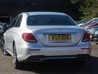 Used Mercedes E220 AMG line 2017 Silver Sedan
