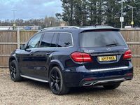 Used Mercedes GLS350 AMG line 258 HP (189 kW) 2017 Blue SUV