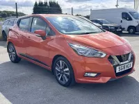 Used Nissan Micra Acenta Limited Edition 2018 Orange Hatchback