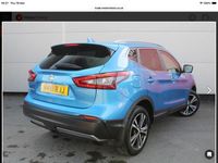 Used Nissan Qashqai N-Connecta 115 HP (84 kW) 2018 Blue SUV