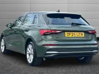 Begagnad Audi A3 Sport 150 HK (110 kW) 2025 Grön Halvkombi